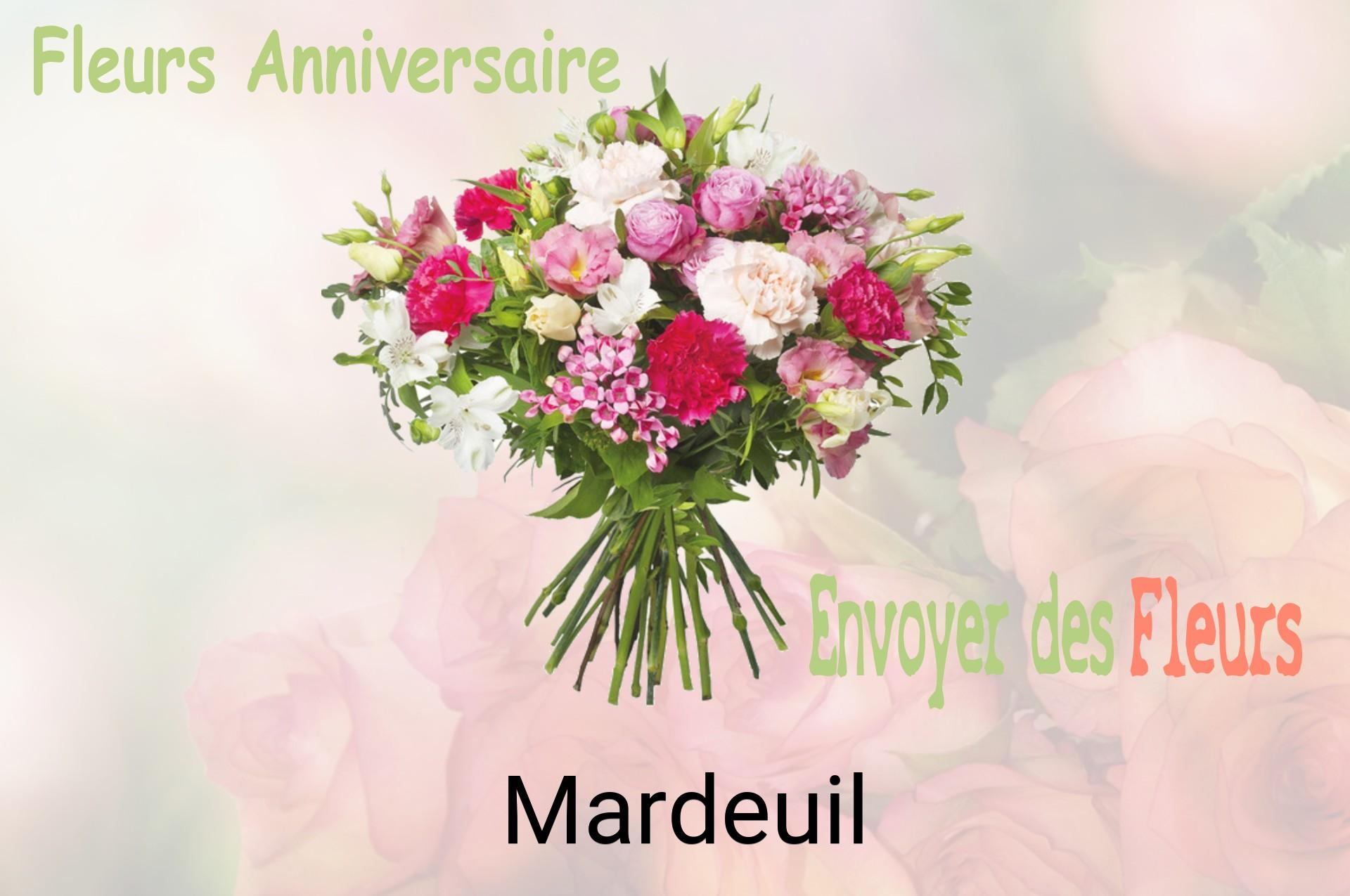 Bouquet de fleurs d’anniversaire livré à Mardeuil